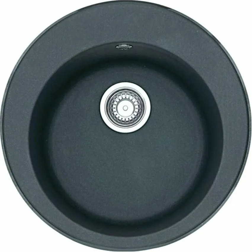 Chiuveta bucatarie compozit Franke Rotondo 51 cm finisaj negru mat