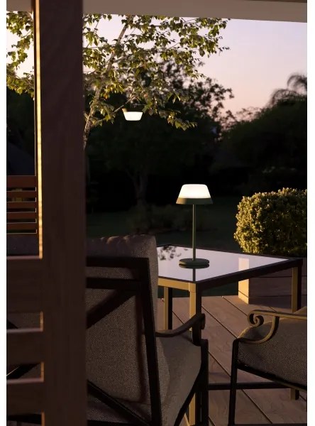 Lampă LED RGBW dimabilă de exterior Eglo 900981 MEGGIANO LED/1,5W/5V IP54 verde