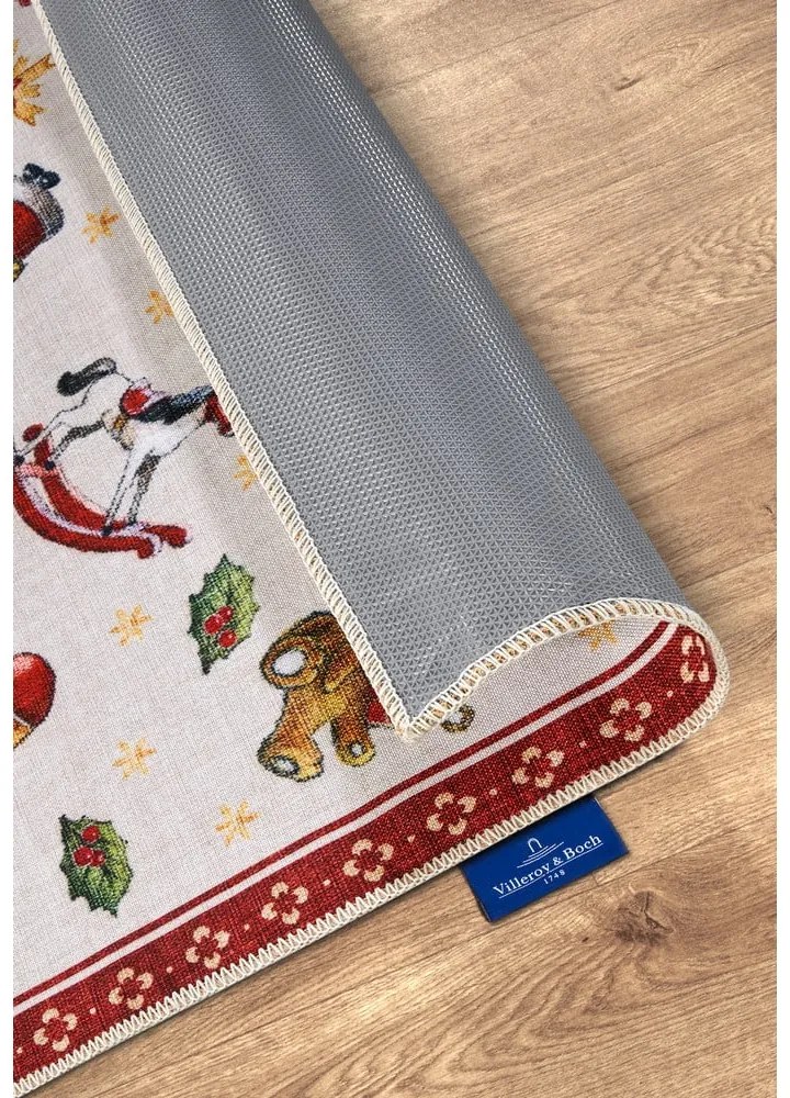 Covor tip traversă roșu 80x200 cm cu model de Crăciun Red Christmas – Villeroy&Boch