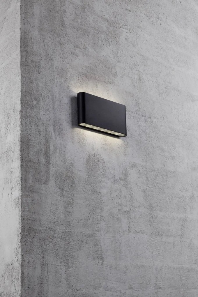 Aplica LED exterior lumina ambientala Kinver neagra 84181003 NL