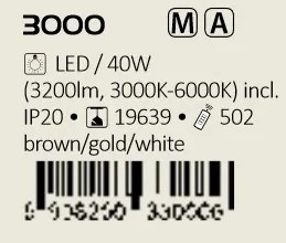 Plafoniera LED cu telecomanda design modern Matea 3000 RX