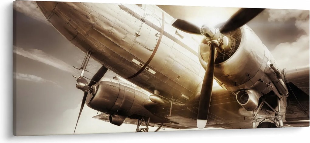 Tablou - Avion (120x50 cm)