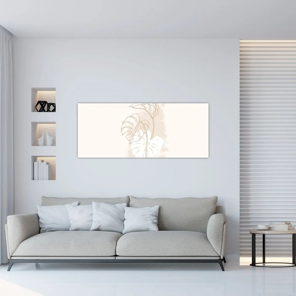 Tablou - Monstru de linie N⁰1 (120x50 cm)