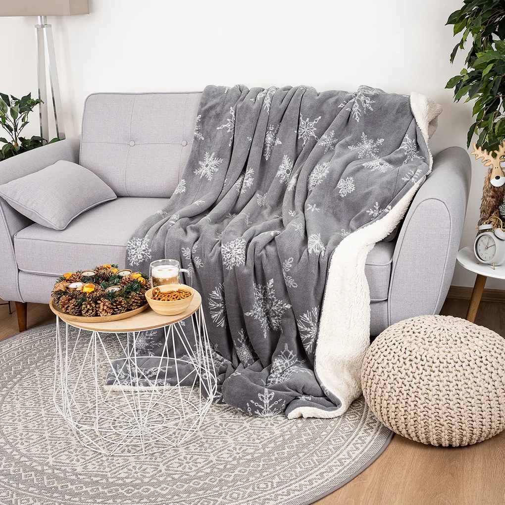 Pătură imitație blăniță 4Home Silent Snowfall, 150 x 200 cm