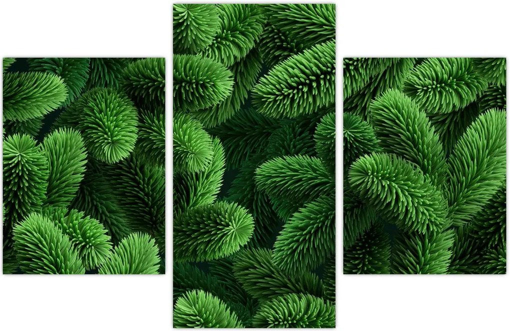 Tablou - Ramuri de conifere (90x60 cm)