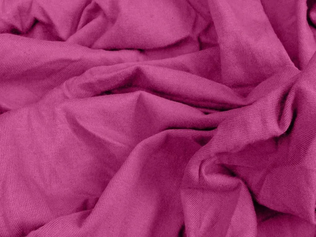 Cearsaf Jersey HIGHFIT purpurove 90 x 200 cm