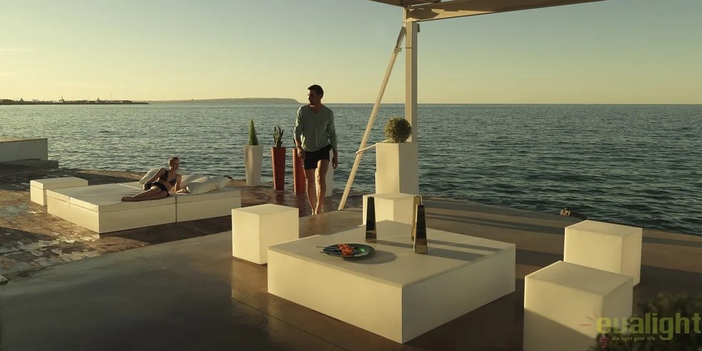 Taburete de exterior / interior design modern premium JUT Chill OTTOMAN 80cm