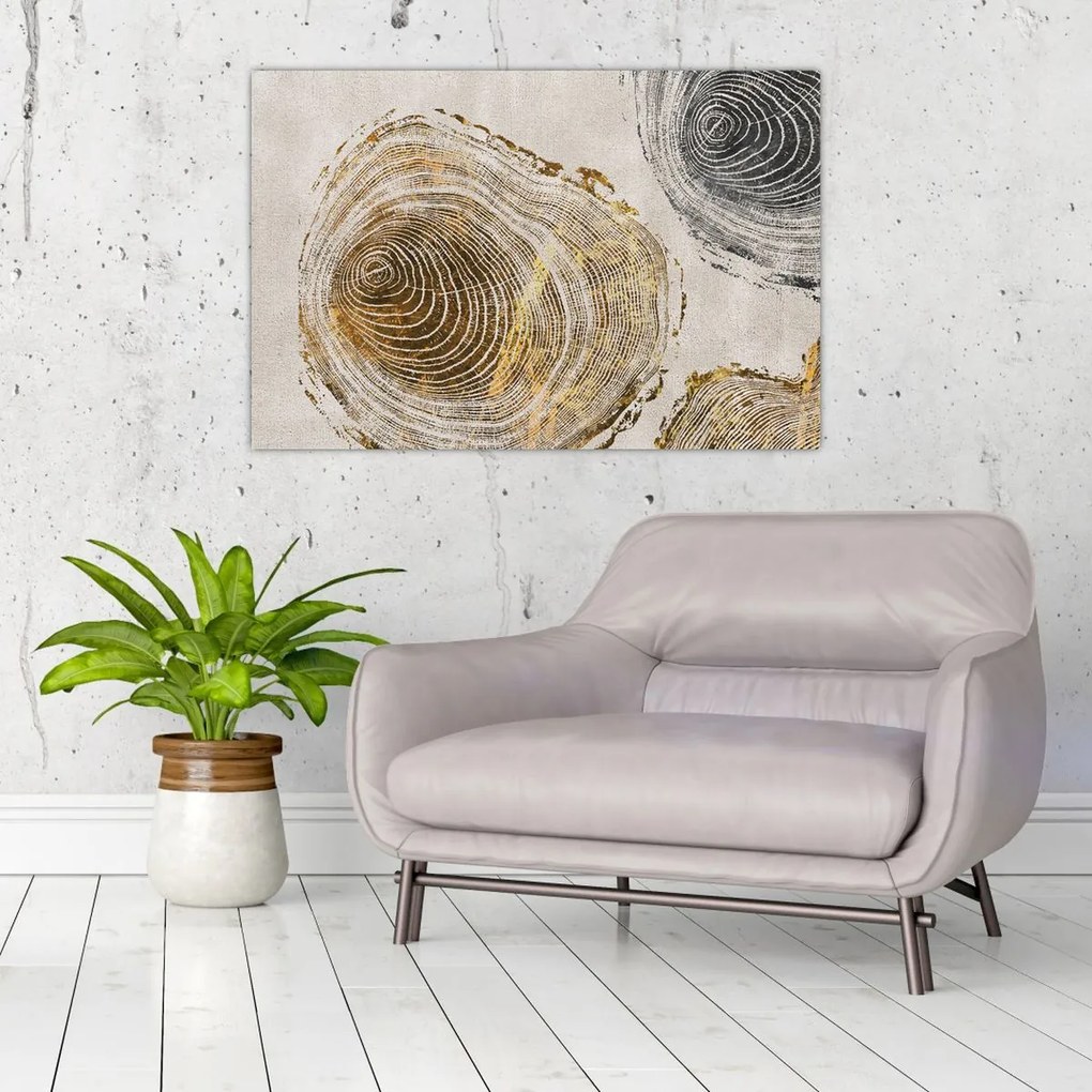 Tablou - Abstract triburi (90x60 cm)