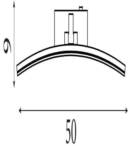 Searchlight SANTORINI 79822-50SS-LED — aplică pentru tablouri LED/10,88W/230V, argintie