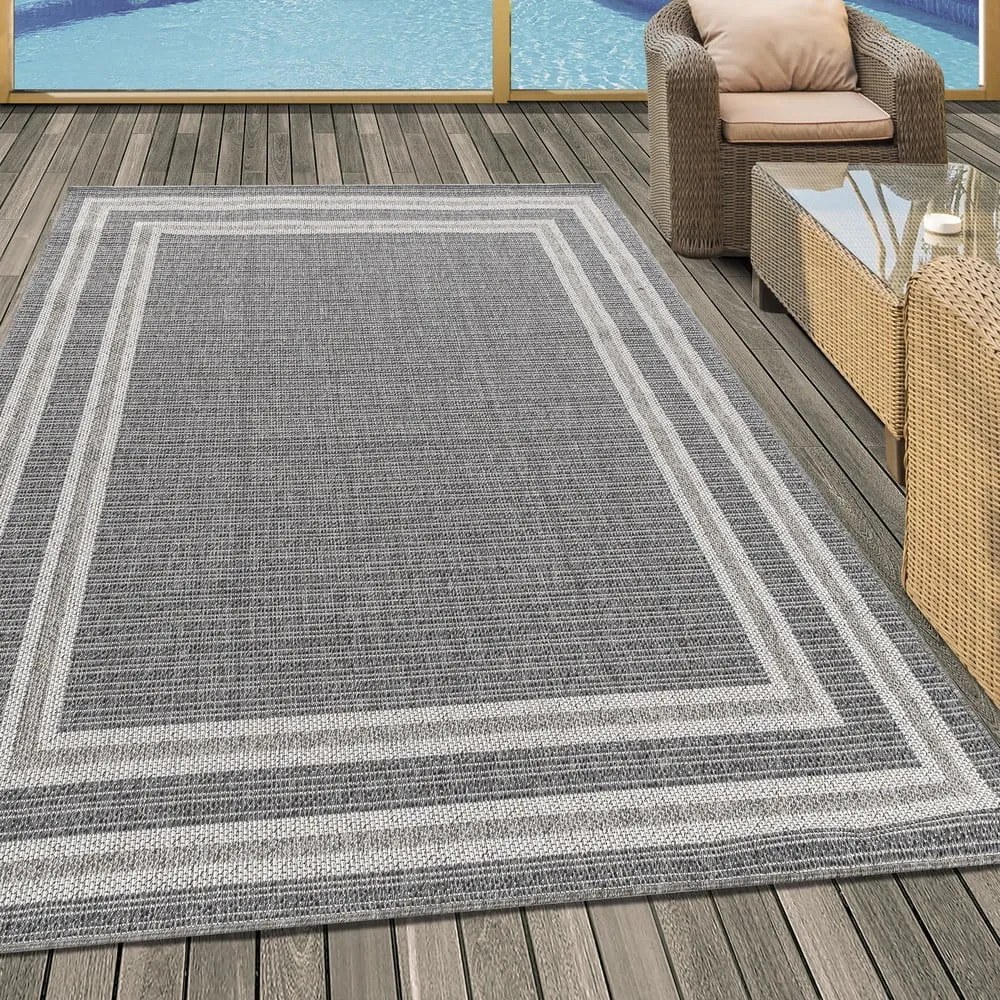 Covor de exterior gri 200x290 cm Aruba – Ayyildiz Carpets
