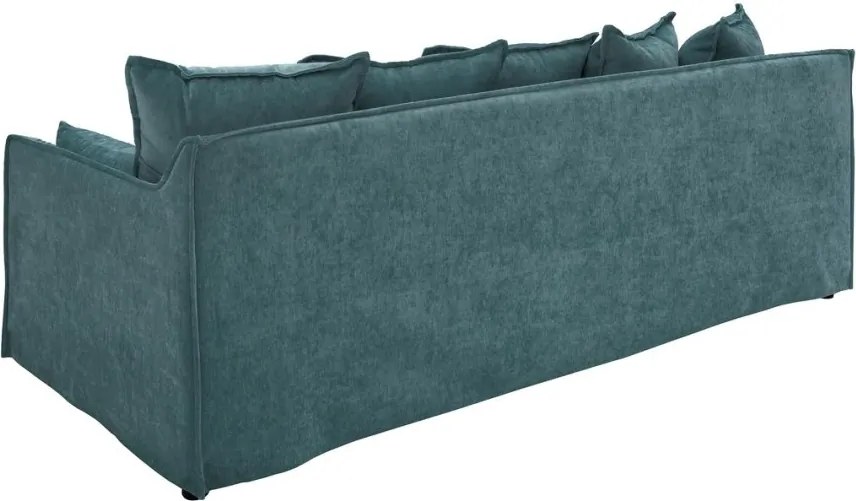 Canapea confortabila Heaven 200cm, catifea verde albastrui A-40163 VC