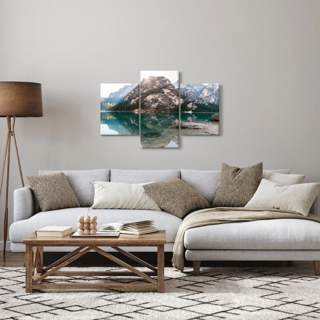 Tablou cu lac montan (90x60 cm)