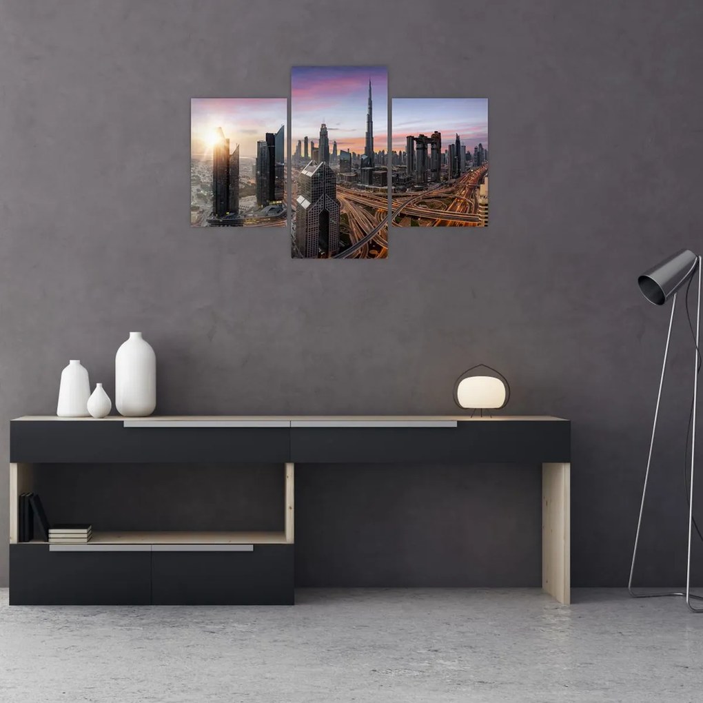 Tablou - Panorama din Dubai (90x60 cm)