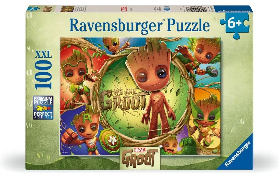 PUZZLE MARVEL GROOT 100 PIESE XXL - RAVENSBURGER (RVSPC04128)