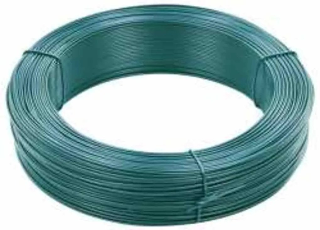 vidaXL Fir tensionare pentru gard 250 m 2,3/3,8 mm verde închis, oțel