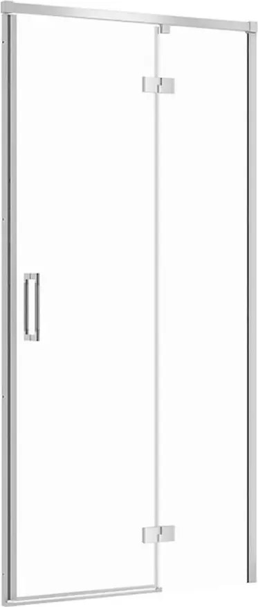 Usa de nisa batanta Cersanit Larga 100 cm sticla 6 mm crom dreapta