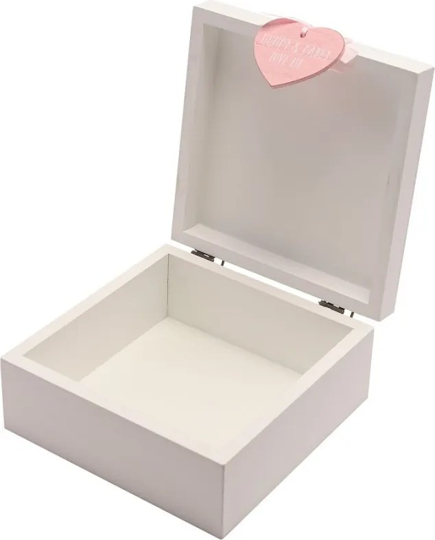 Cutiuta amintiri roz din MDF My Special Keepbox - Petit Cheri