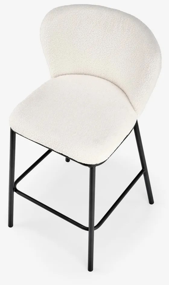 Scaun de bar Bergman, crem
