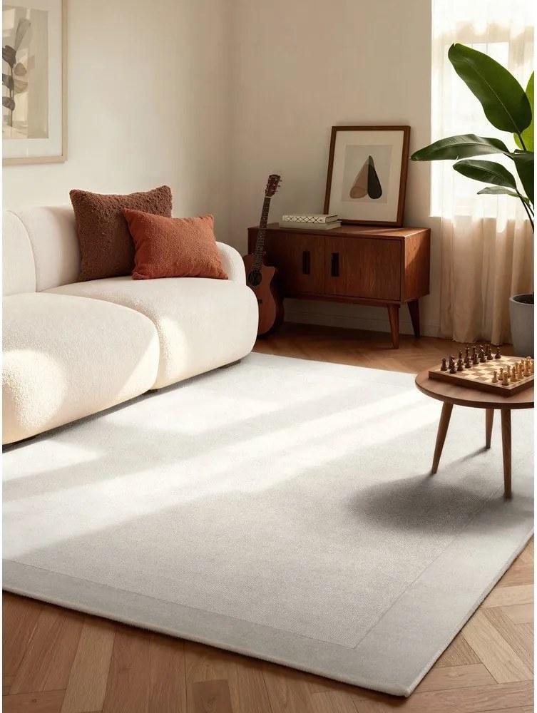 Covor crem țesut manual din amestesc de lână 160x230 cm Kari – Villeroy&amp;Boch