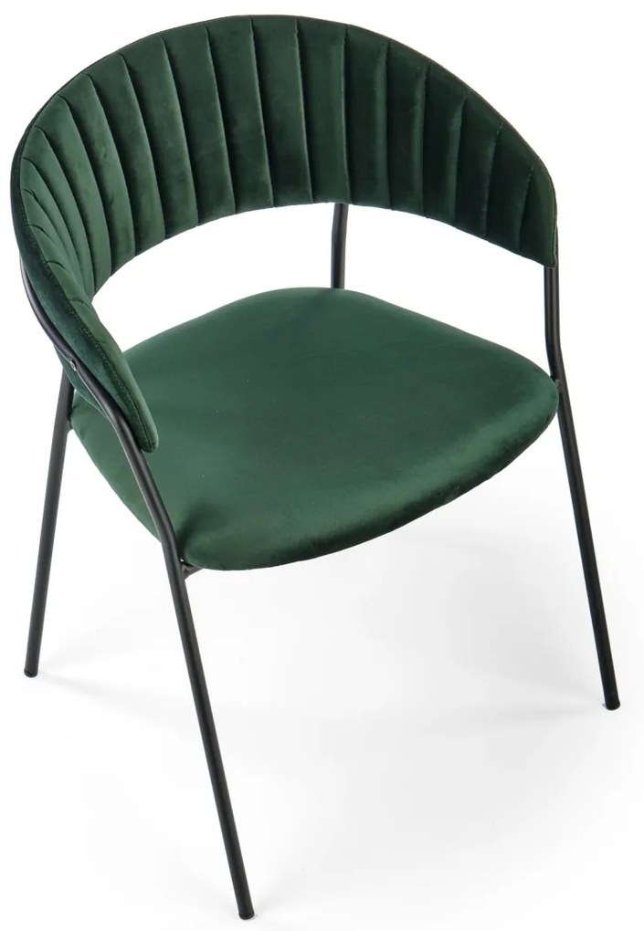 Scaun K426 Velvet Verde – l57 x A54 x H79 cm