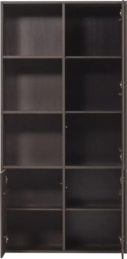 Dulap modular maro închis din lemn de pin 108x215 cm Meggy – WOOOD