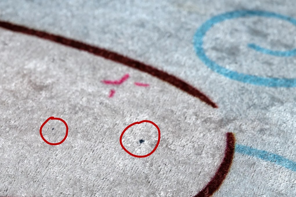 JUNIOR 51855.804 covor lavabil Inorog, nori pentru copii anti-alunecare - roz - SECUNDAR-COTATI PRODUSUL