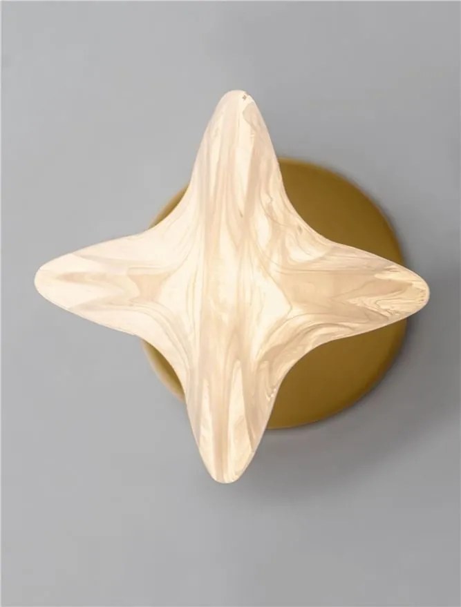 Lustra, Pendul modern LED ALICIA auriu