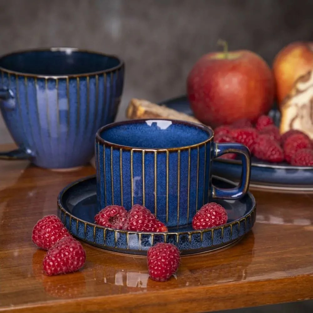 Altom Set of 2 saucers Reactive Stripes 14 cm