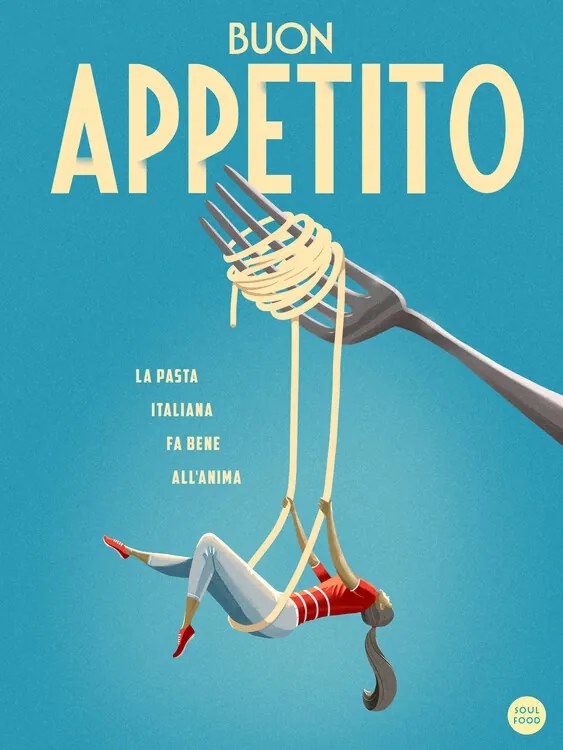 Ilustrație Buon Appetito, Mark Harrison