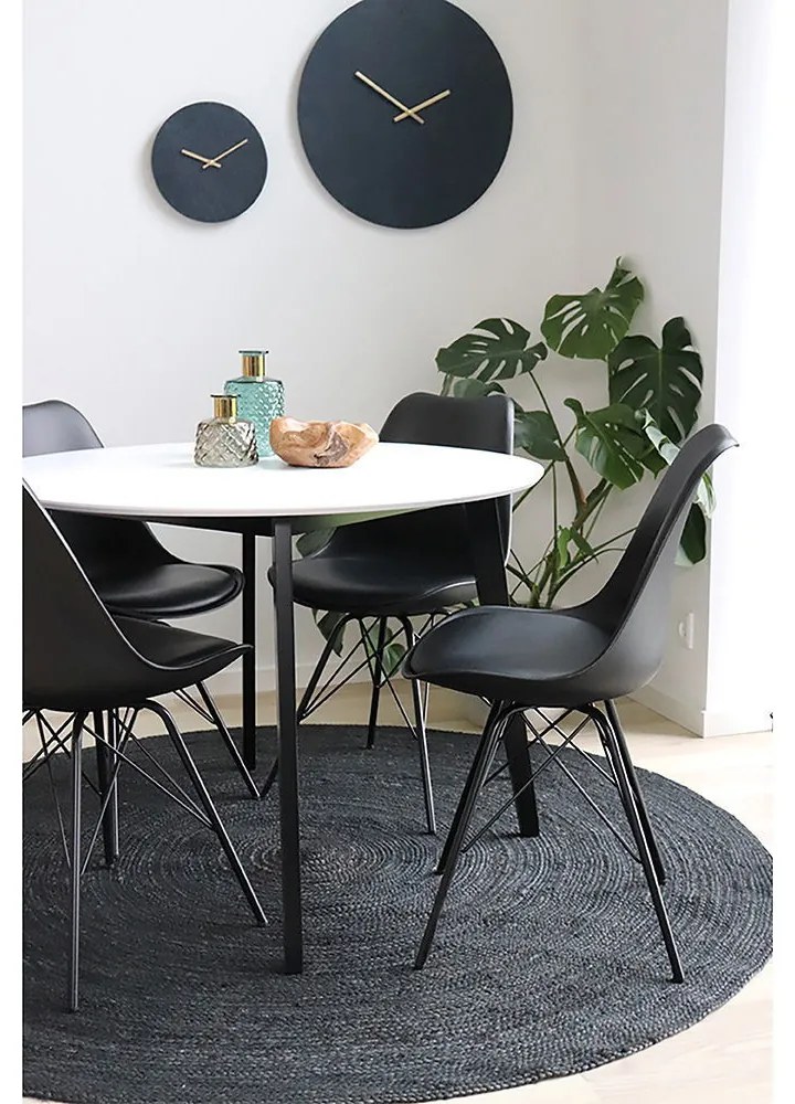 Oslo scaun de luat masa ecobleather negru