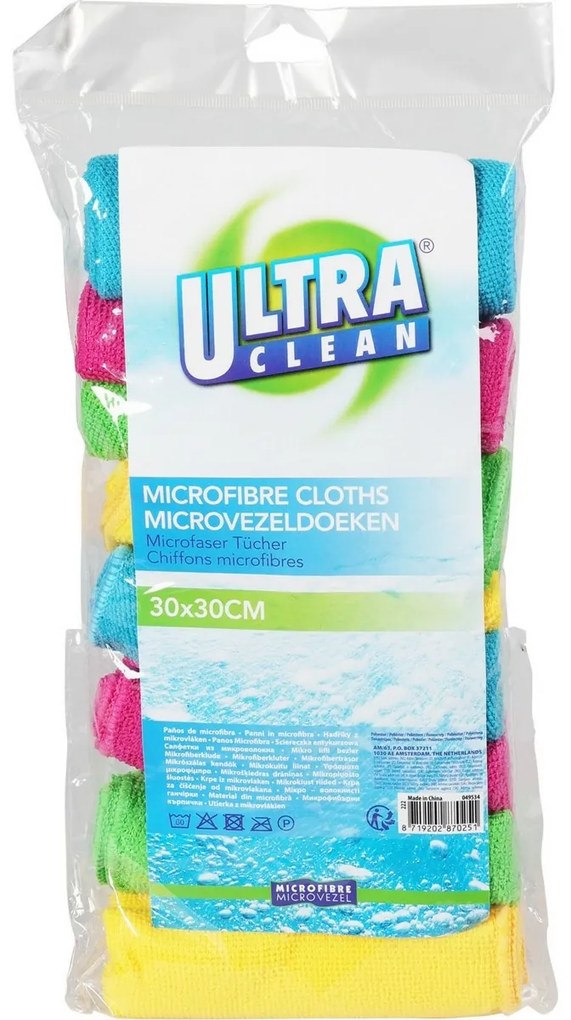 Set lavete din microfibre EH, 8 buc.,