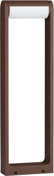 Stalp exterior LED 3000K IP65 Rox corten, H-60cm