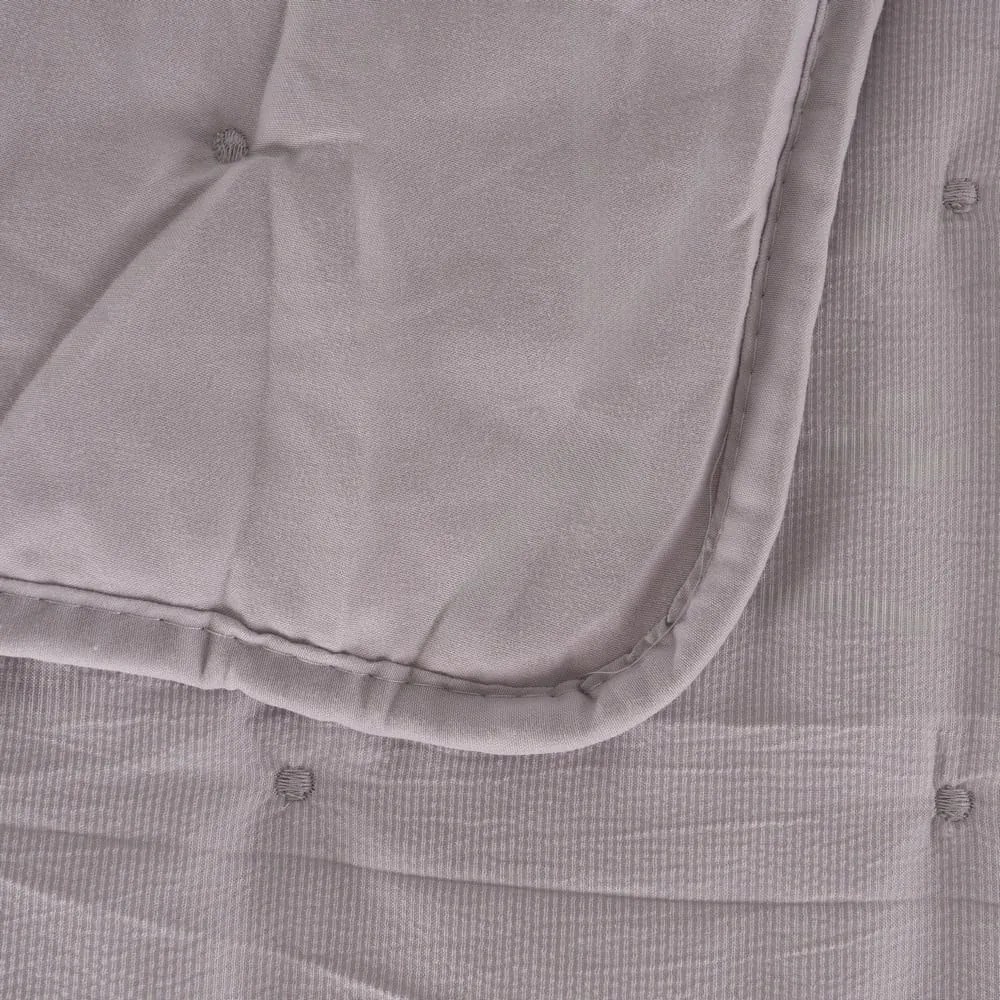 Cuvertură gri matlasată 230x280 cm – Ixia