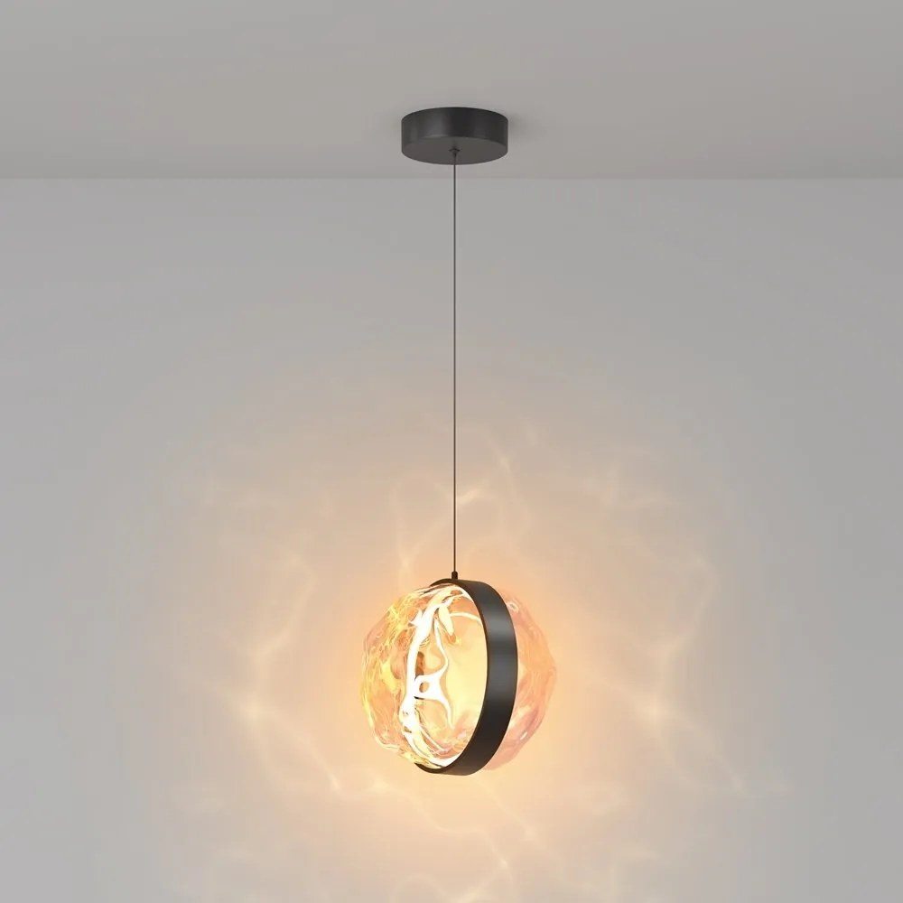 Pendul LED, Sticla, Multicolor, Misterio