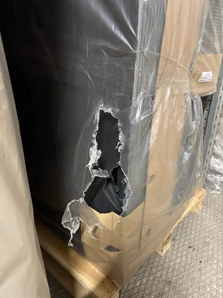 OFERTA Canapea de colt gri SMART COSARO, reversibila + 2 perne CADOU II. calitate