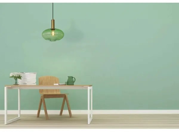 Lustră pe cablu MALOTO 1xE27/40W/230V d. 30 cm verde Lucide 45386/30/33