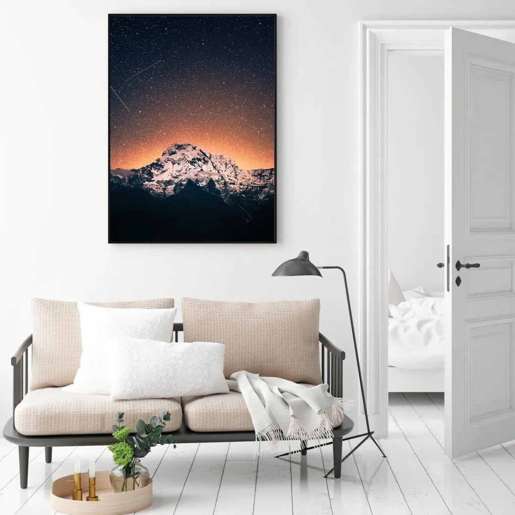 Poster - Sub cerul nocturn (A4)