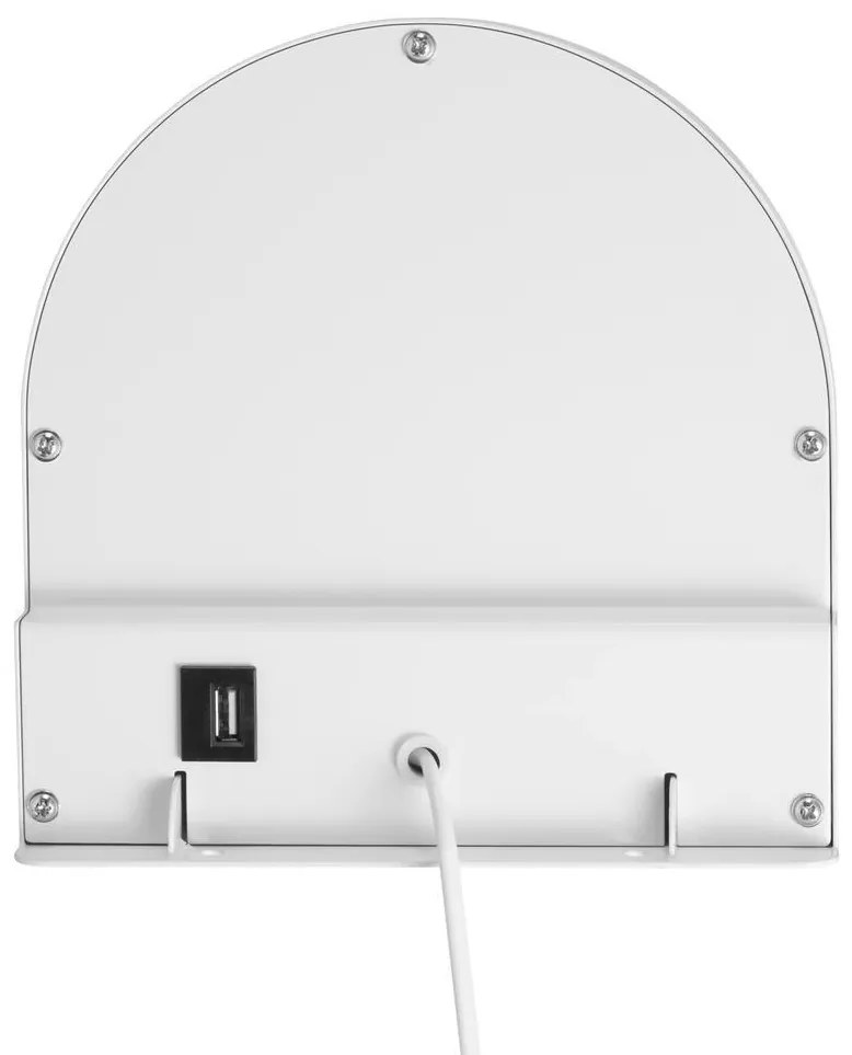 Aplica de perete, directionabila, port usb, design modern CODY alb 2112001001 NL