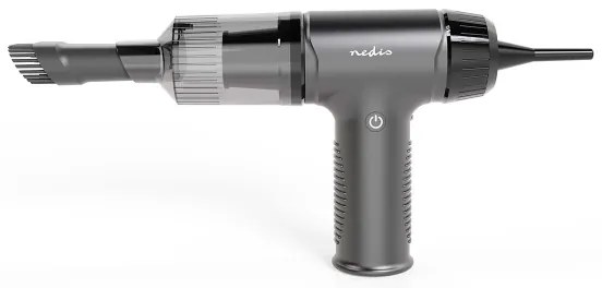 Aspirator reîncărcabil de mână Nedis VCHHR100BK 2 în 1 90W/6000 mAh gri/negru