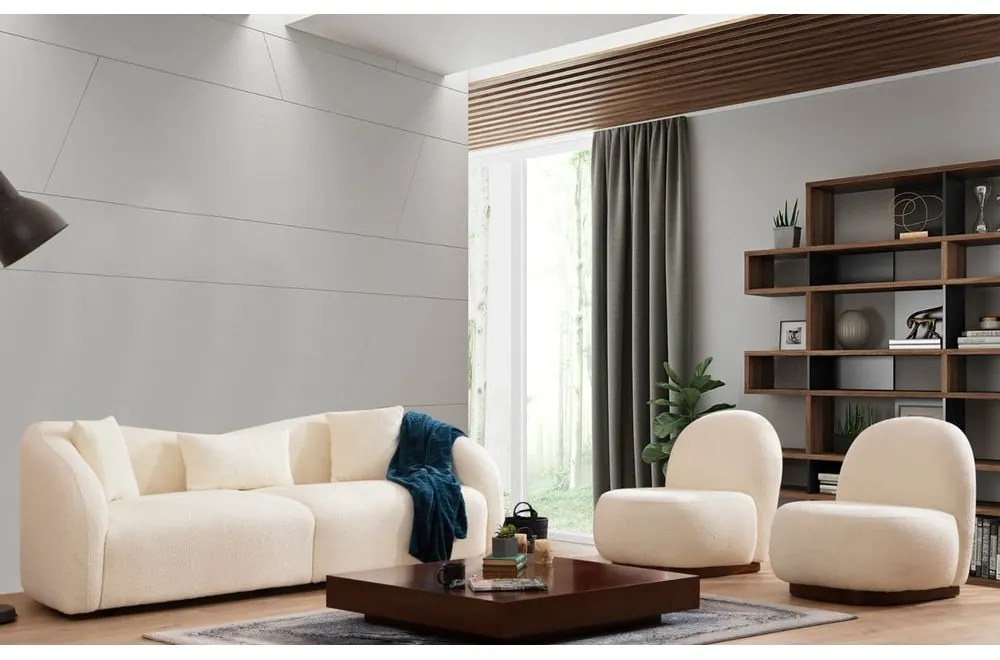 Canapea crem 236 cm Venedik – Artie