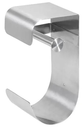 Suport hârtie 12,5 x 26 cm, oțel inoxidabil/argintiu