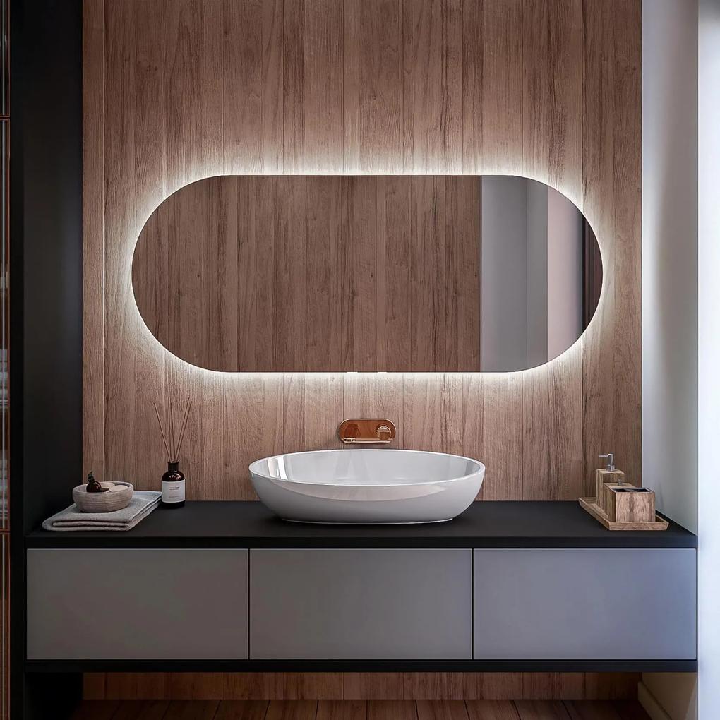 Oglindă de baie cu iluminare LED107