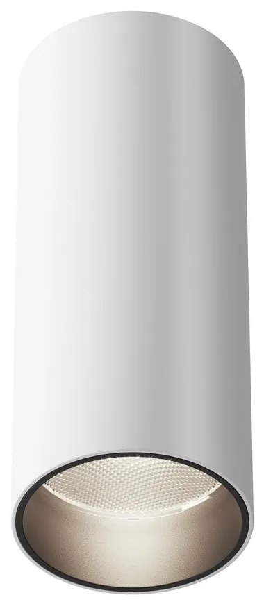 Plafoniera LED design tehnic Focus alb, 4000K