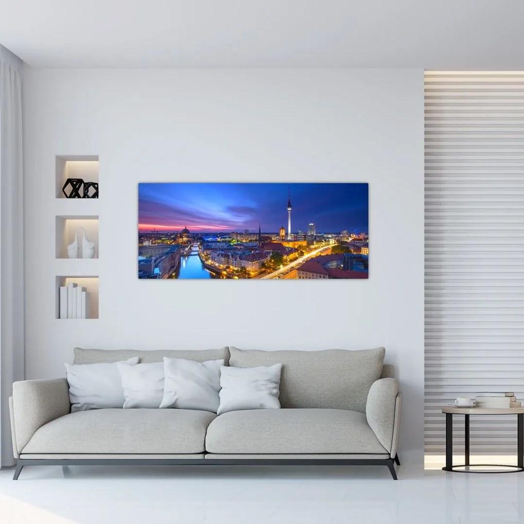 Tablou - Cerul albastru la Berlin (120x50 cm)