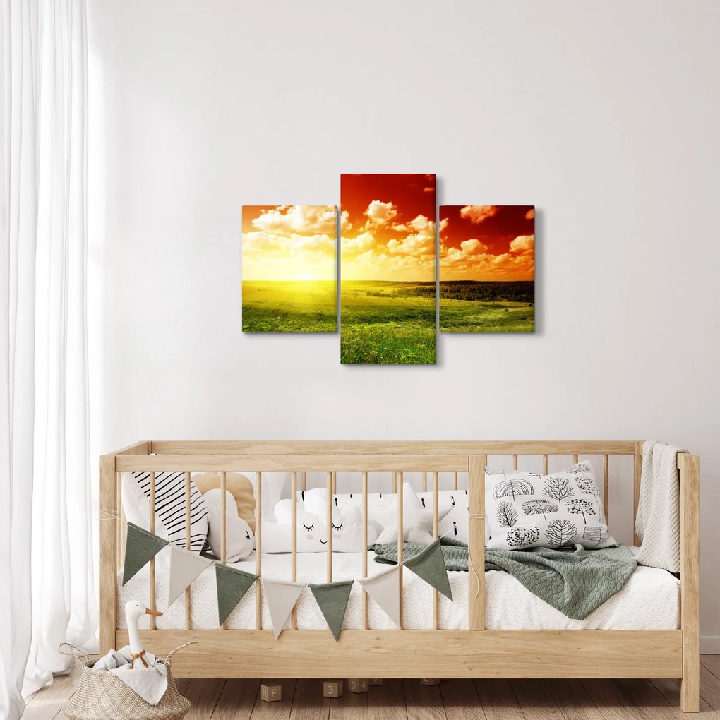 Tablou cu furtuna de vară (90x60 cm)