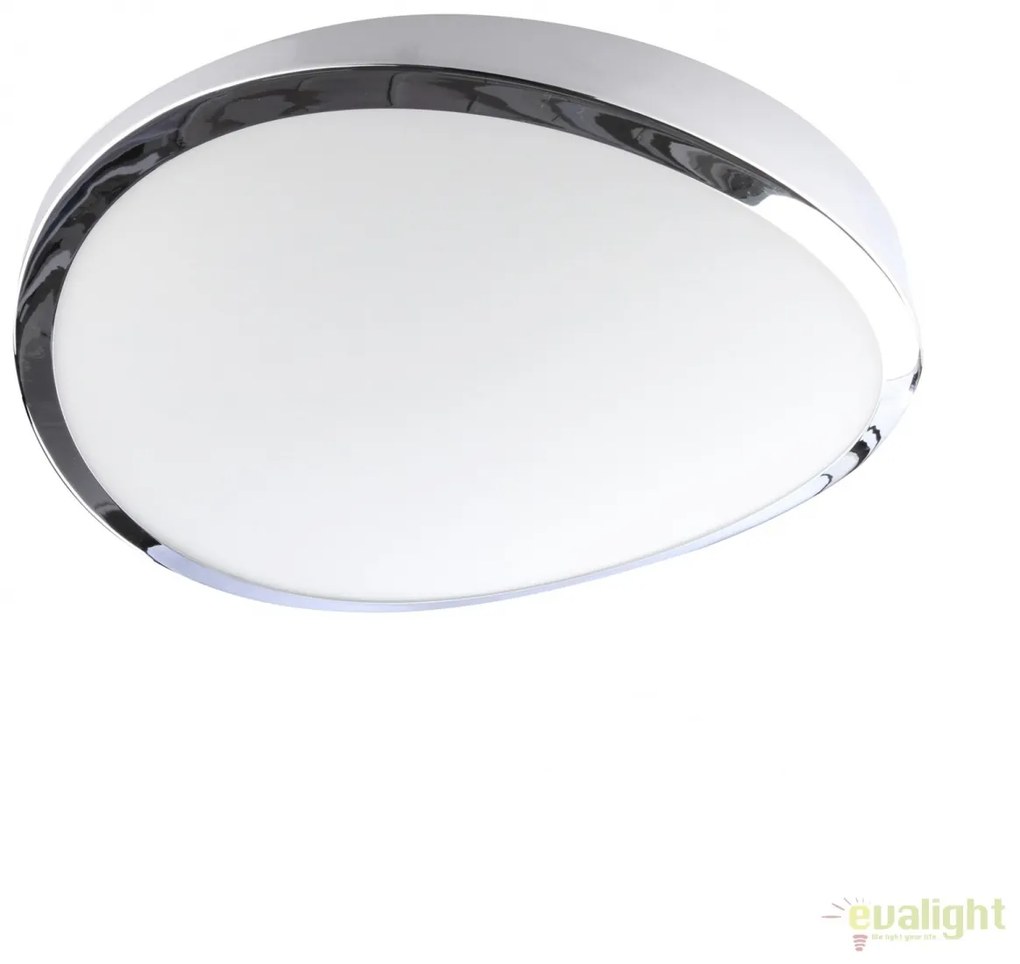 Lustra aplicata design modern 48cm Circulo Top White