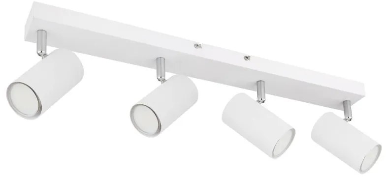 Plafoniera cu 4 spoturi directionabile design modern ROBBY alb