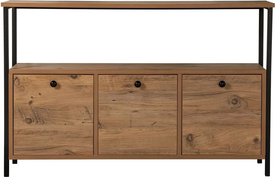 Consola, Hanah Home, Solace, Pin Atlantic / Negru