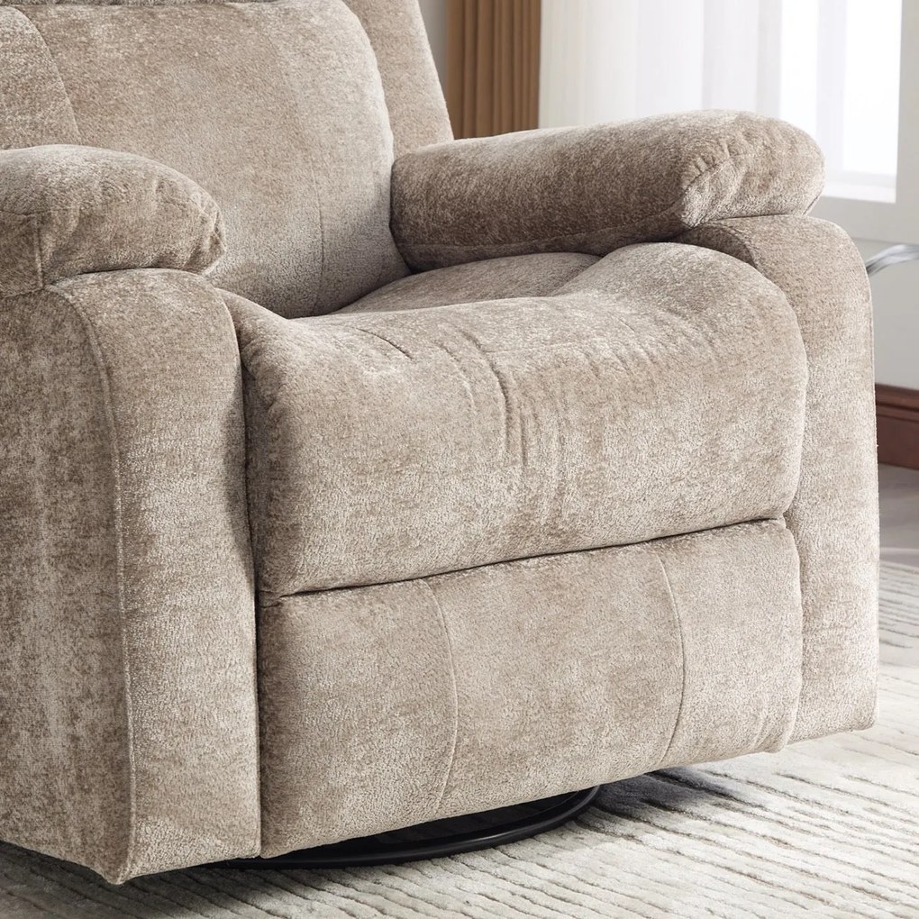 Fotoliu recliner electric dumonde cu funcție de balansare ,rotire și masaj în 8 puncte Arvo