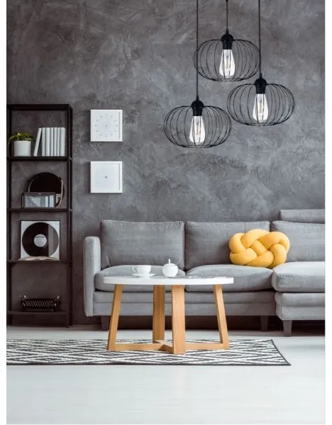 Lustră aplicată BOCCA 3xE27/60W/230V